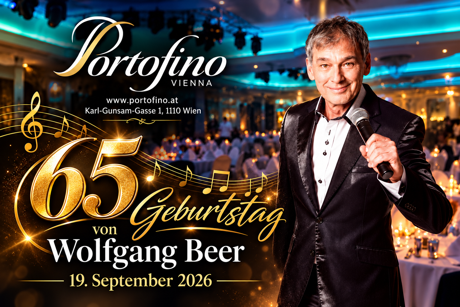 Wolfgang Beer – 65. Geburtstag im Portofino