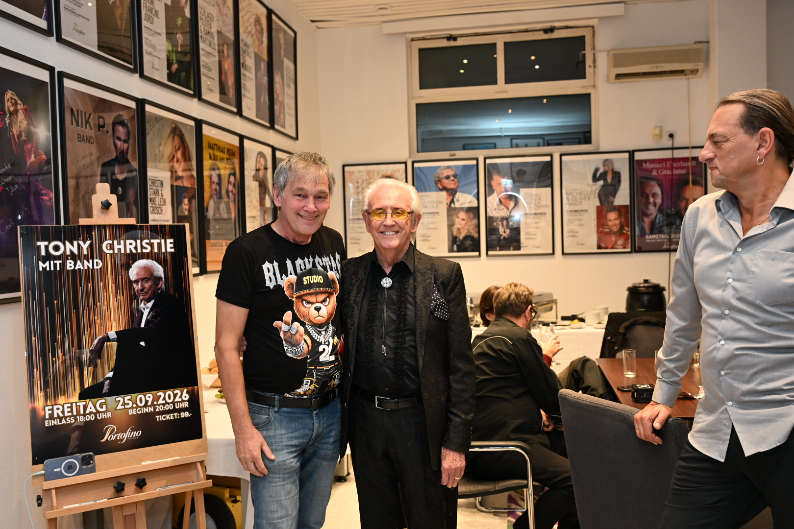 Wolfgang Beer & Tony Christie im Portofino...